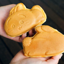 「うさぎ」のちいかわ焼き。背面も再現。