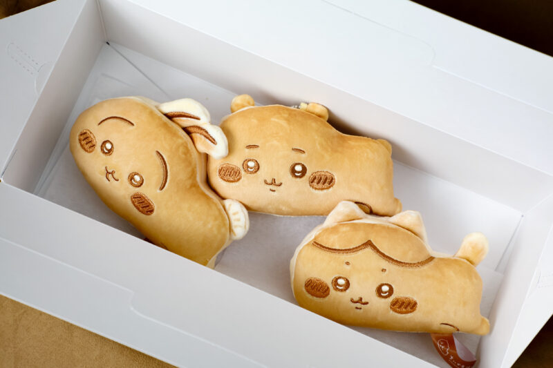 まるで本物みたいなちいかわ焼きのマスコット（各1650円・税込）