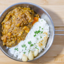 スパイスの香りがいい、本格カレーの完成！
