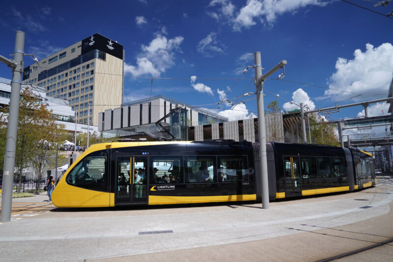注目の最も新しい路面電車、芳賀・宇都宮LRT「ライトライン」 ©️宇都宮市