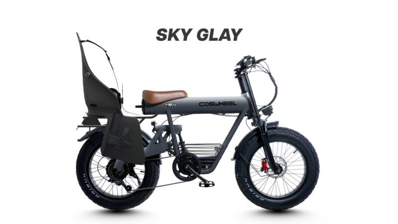 大人気電動アシスト自転車に安心と心地よさ、さらにスタイリッシュなリアチャイルドシートと定評のある「Urban Ikiリヤシート」が融合