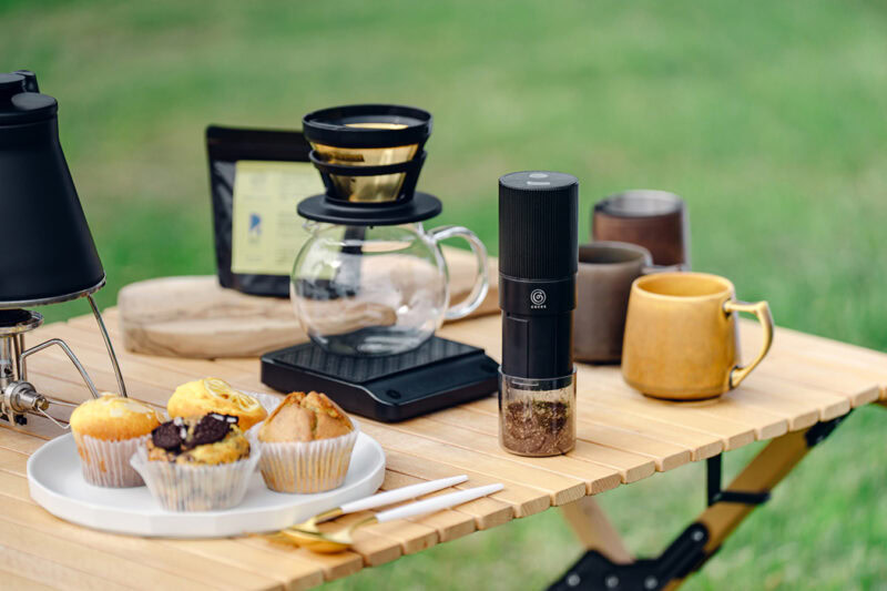 挽きムラが少なく均一になるータブルコーヒーグラインダーC35