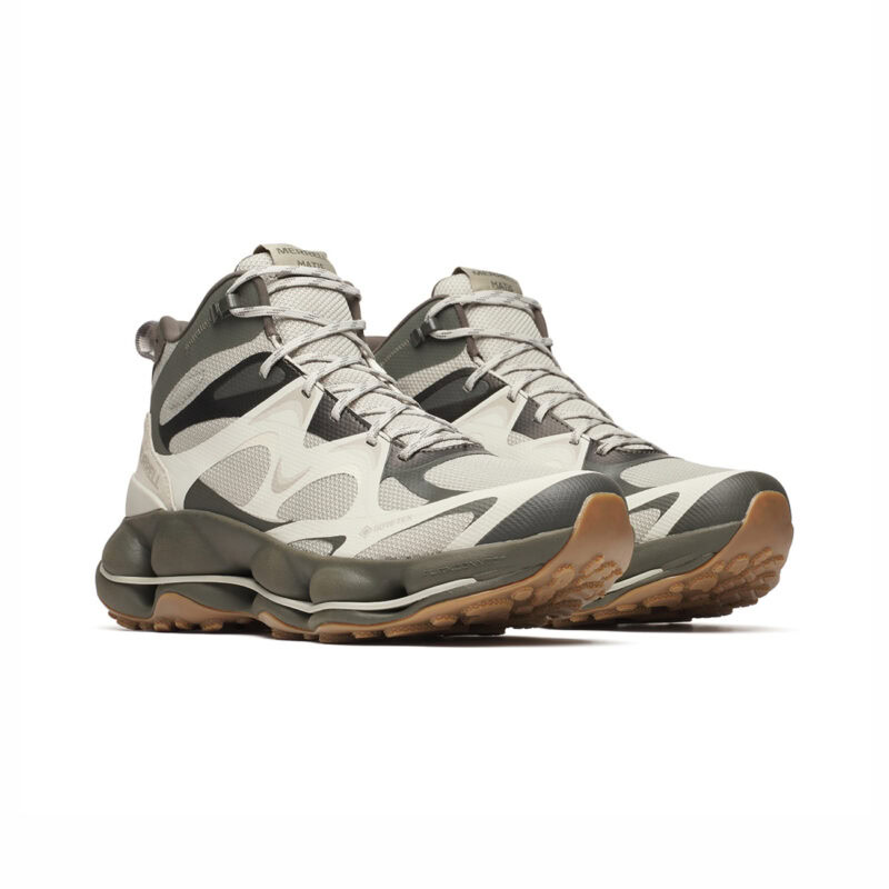 SPEEDARC MATIS MID GORE-TEX® [MEN] サイズ：25.0cm～28.0cm, 29.0cm, 30.0cm カラー：DIOLITE 販売価格：\35,200 (税込) 販売場所：MERRELL直営店、MERRELLオンラインストア、その他MERRELL取扱店