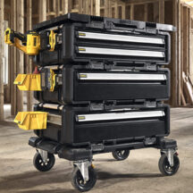 プロの道具は収納まで機能的でカッコいい！ デウォルトの「TOUGHSYSTEM 2.0 DXL」シリーズ4種登場！