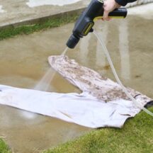 思い立ったらいつでも、どこでもすぐ高圧で洗浄できる「ハンディエア」があれば、汚れることなんか気にせず思いっきり遊べます！