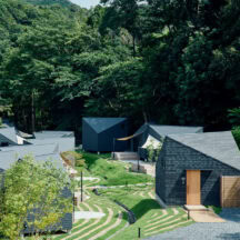 自然と調和した施設なので、心身ともにリフレッシュ