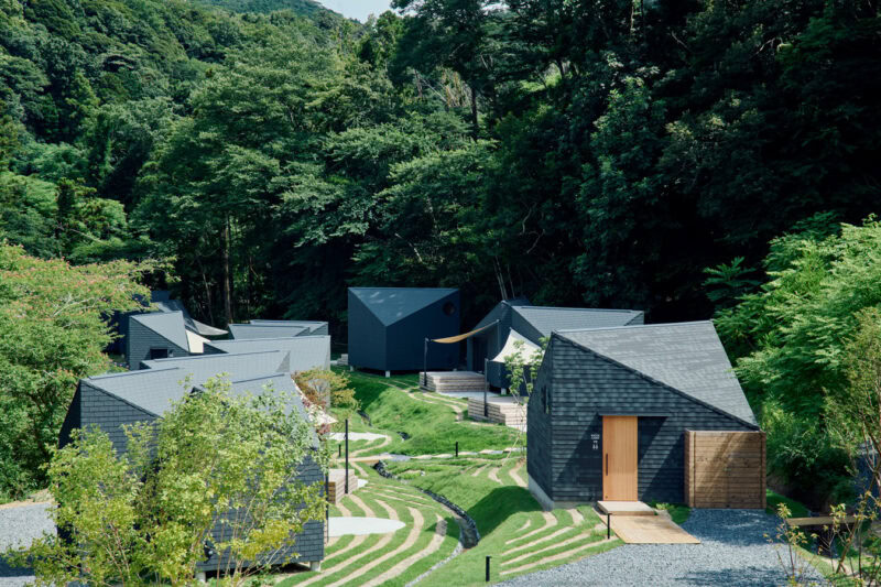 自然と調和した施設なので、心身ともにリフレッシュ