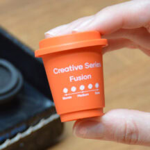 深煎りで力強い味わいでミルクや果物との相性の良さが特徴のFusionクリエイティブシリーズ