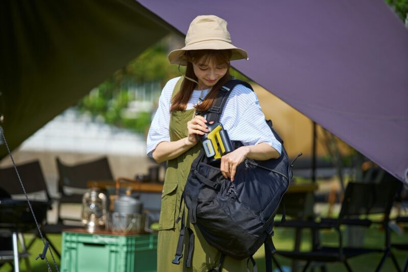 キャンプやレジャーに出かけた先での高圧洗浄という、今まで想像もできなかったシーンで活躍