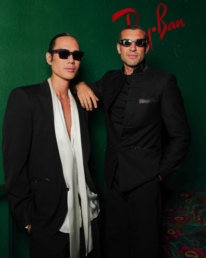 Patrick Ta, Tommaso Chiabra パリファッションウィーク アランミクリ(Alain Mikli)とレイバン(Ray-Ban)コラボ 2025秋冬限定カプセルコレクション