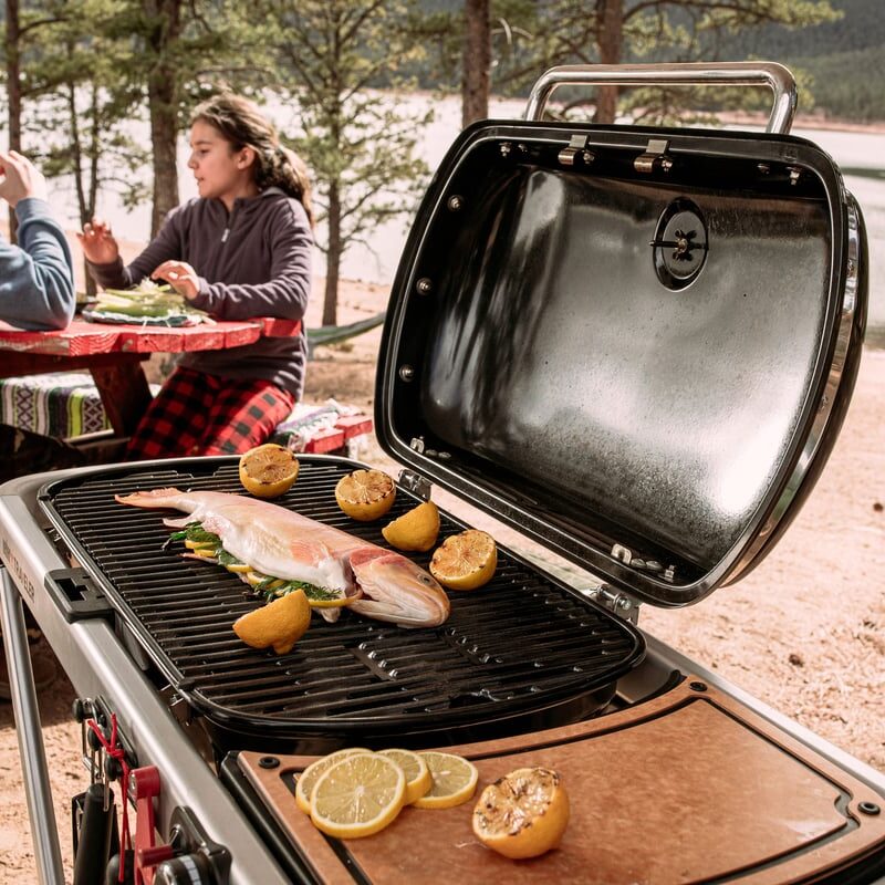 【肉も魚も焼きまくり】持ち運べる人気BBQグリルがついに⽇本初上陸！『WeberTraveler』を使ってみた