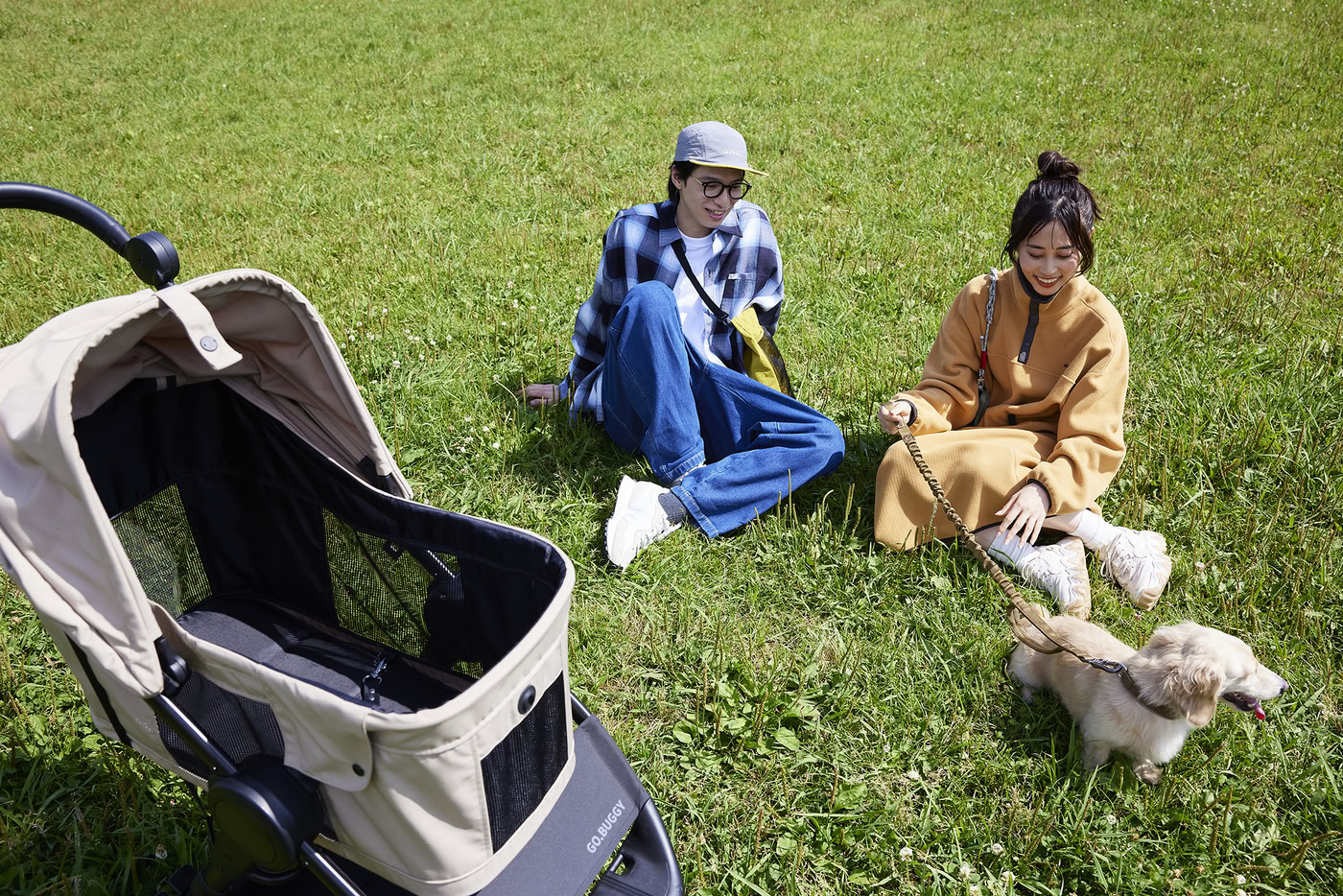 どこへでも愛犬と一緒！お散歩が苦手なワンちゃんだってアウトドアでも