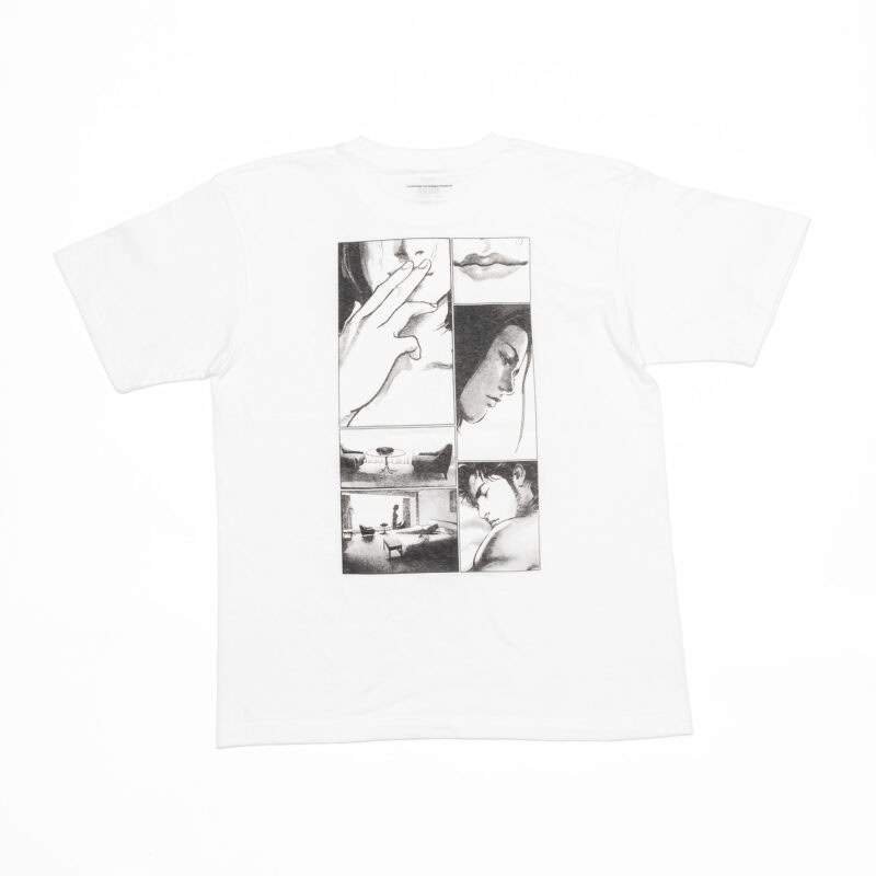 シルクスクリーンプリントによるTシャツ。