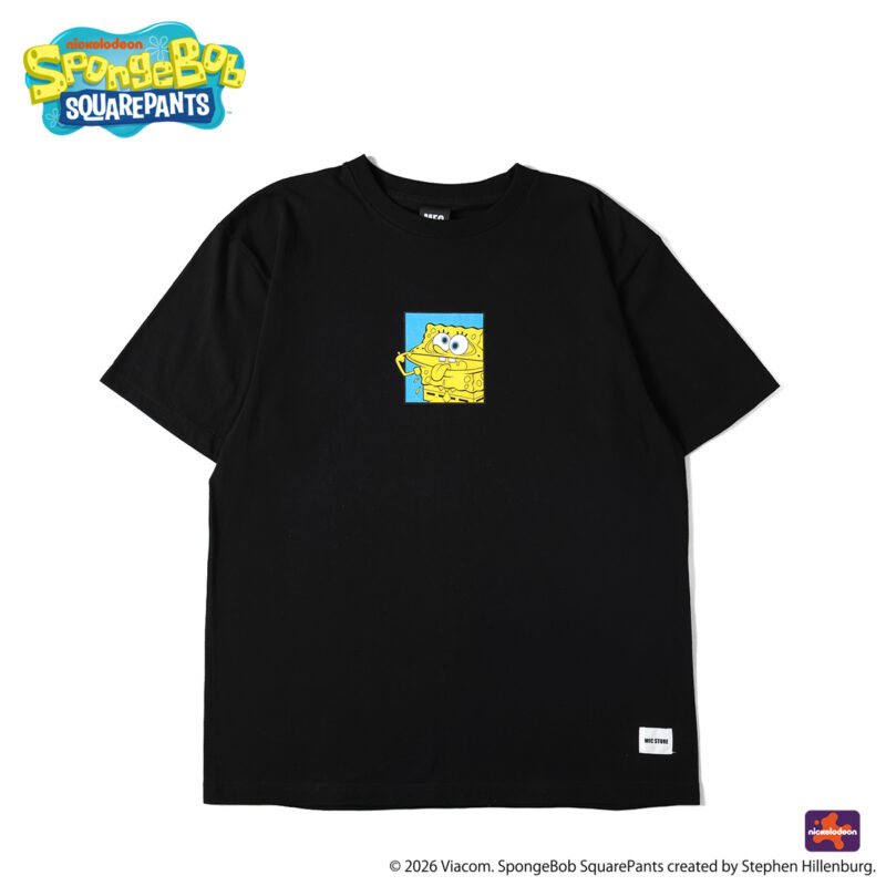 SpongeBob ×MFC STORE PULLING A FACE S/S TEE(FRONT)