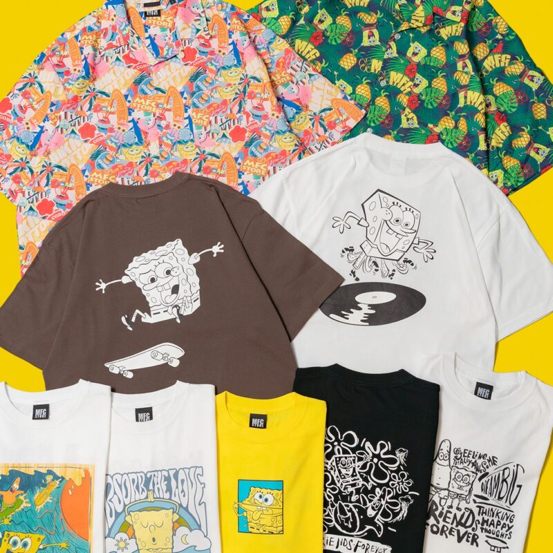 「MFCSTORE」が、世界中で愛されるアメリカの人気アニメ「スポンジ・ボブ」とコラボアイテムを発売！