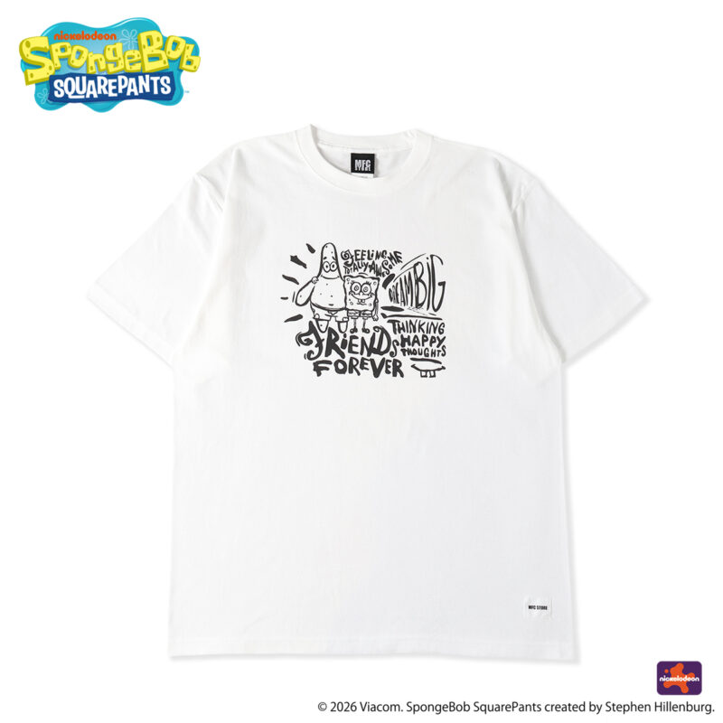 SpongeBob x MFC STORE FRIENDS FOREVER TYPE1 S/S TEE(FRONT)